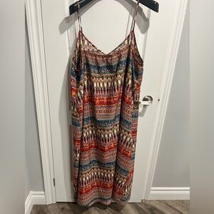 Multicolor Bohemian Maxi Dress